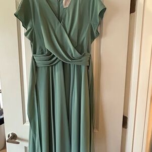 Gal Meets Glam Mint Green Maxi Dress